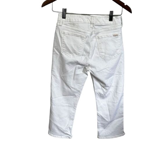 Jen7 by 7 for all mankind white Capri pants strechy jeans size 2 - Picture 4 of 6